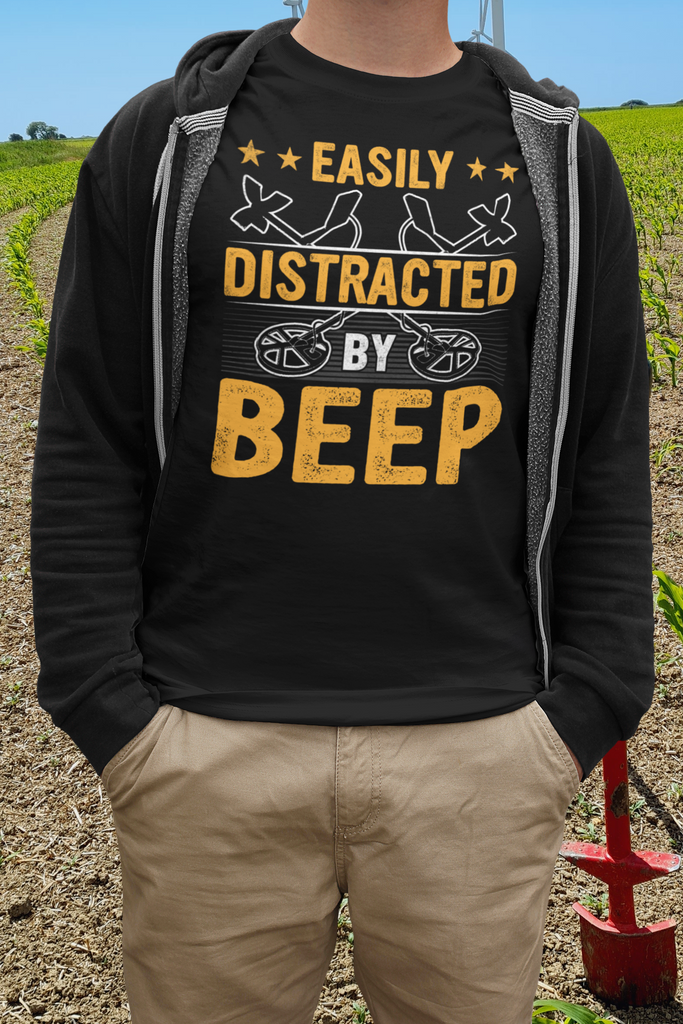 Easily distracted by beep T-shirt