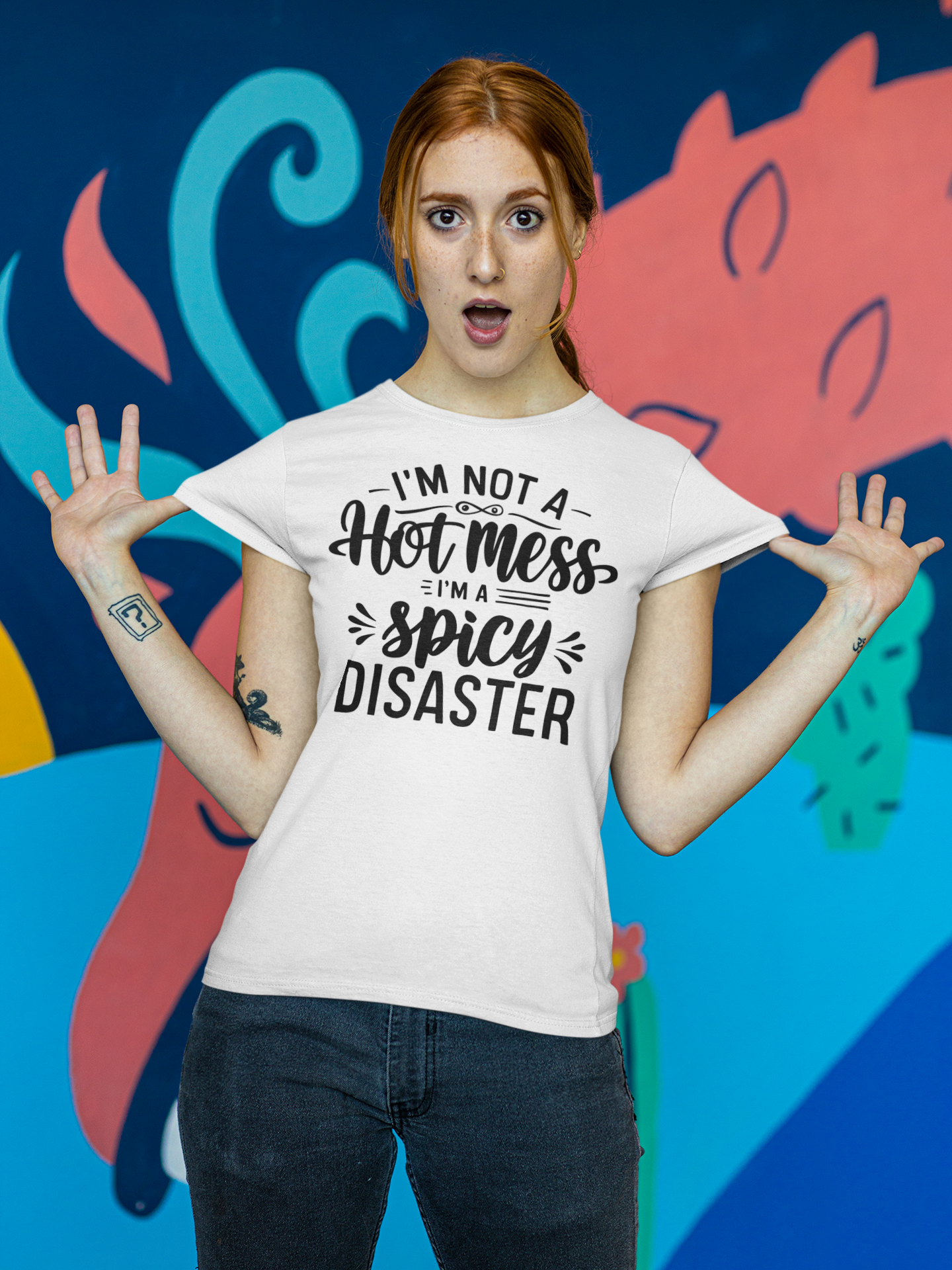 I'm not a hot mess T-shirt