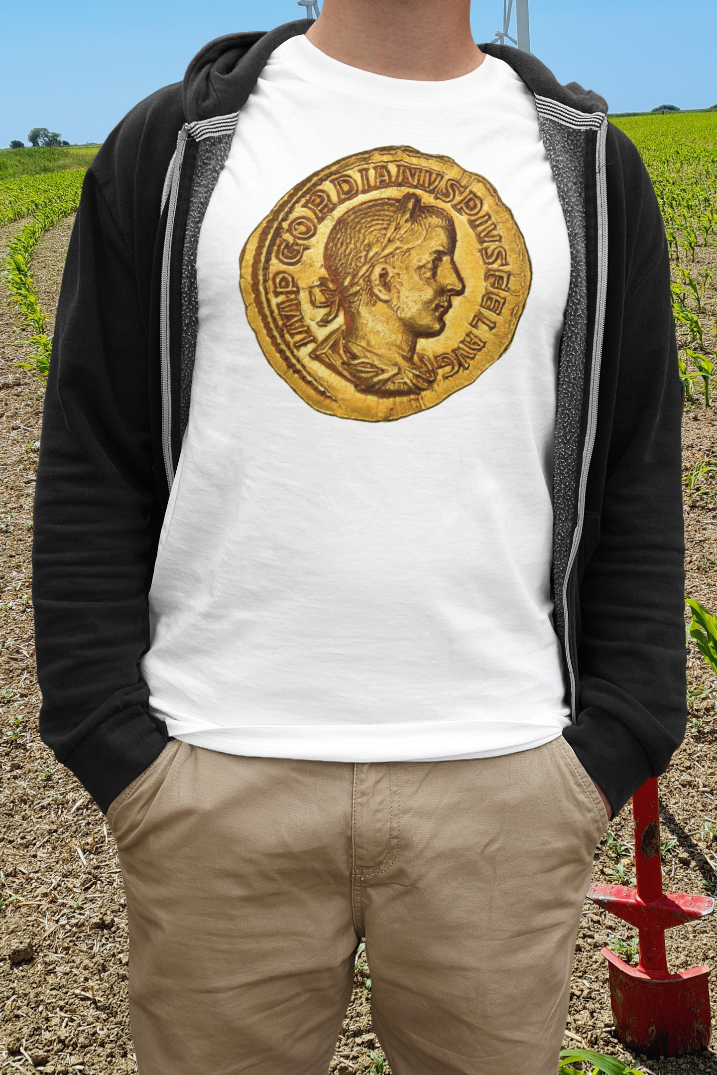 Gordian 3 Roman Gold Coin T-shirt