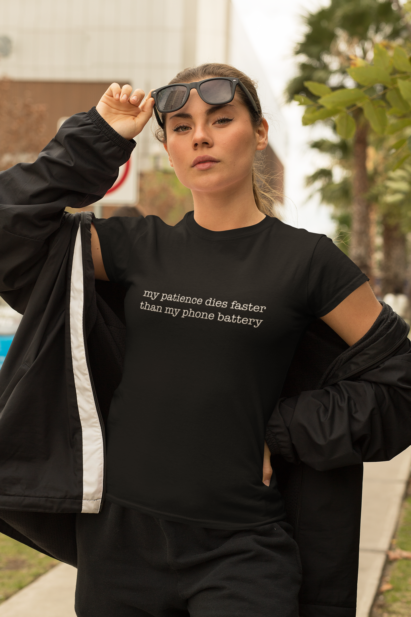 My Patience Dies Faster Than My Phone Battery T-shirt