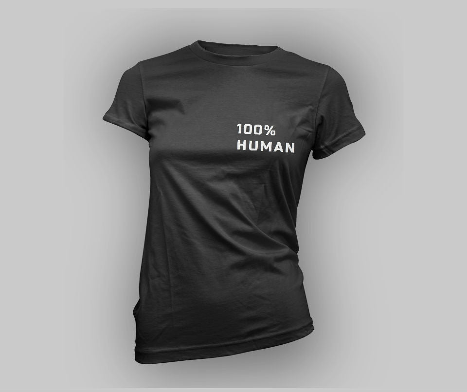 100% Human T-shirt - Urbantshirts.co.uk