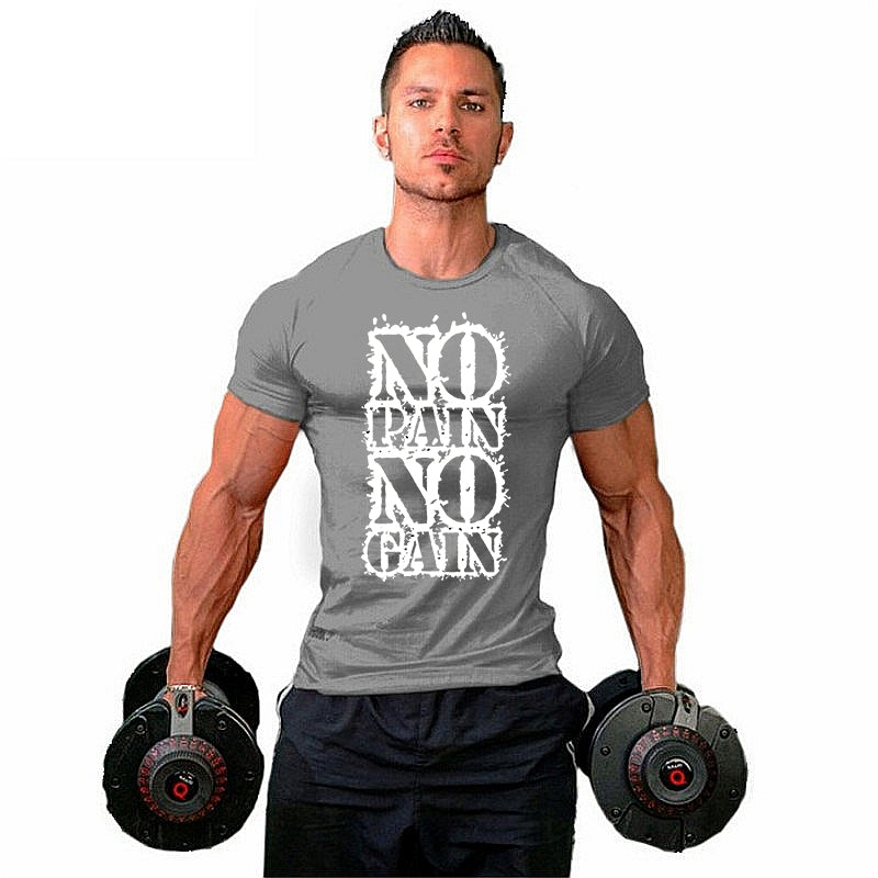 No pain no gain T-shirt - Urbantshirts.co.uk