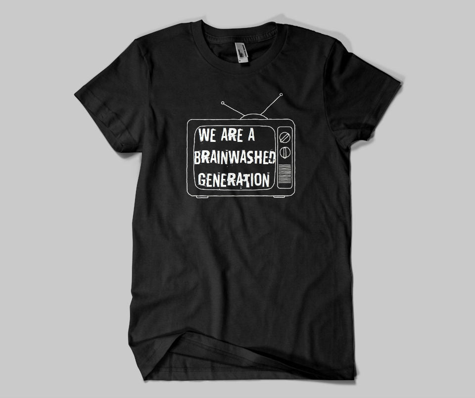 We are brainwashed generation T-shirt - Urbantshirts.co.uk