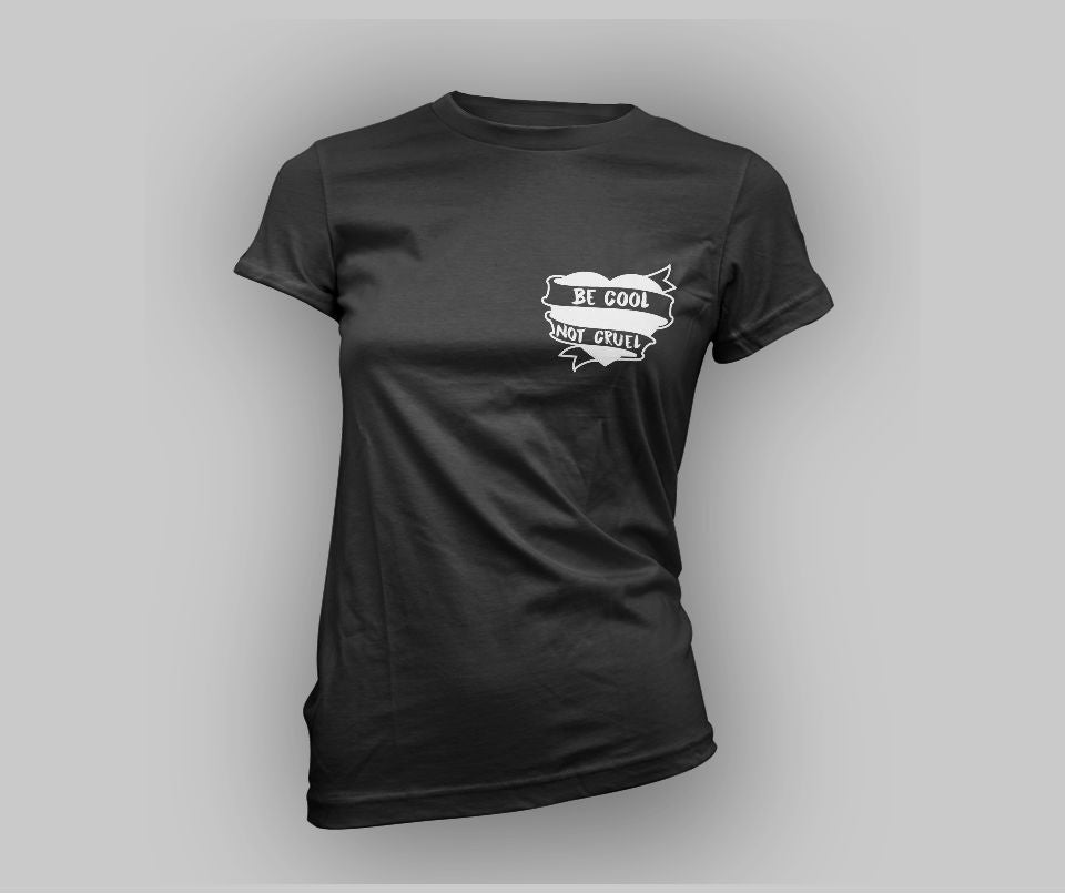 Be cool not cruel T-shirt - Urbantshirts.co.uk