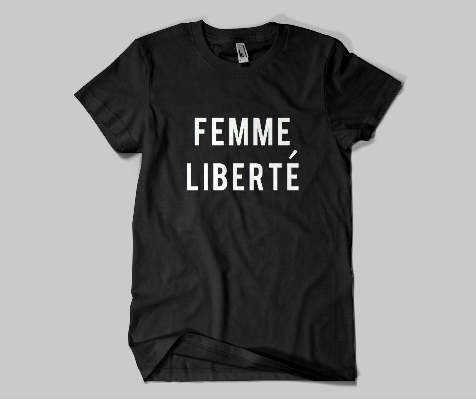 Femme Liberte T-shirt - Urbantshirts.co.uk