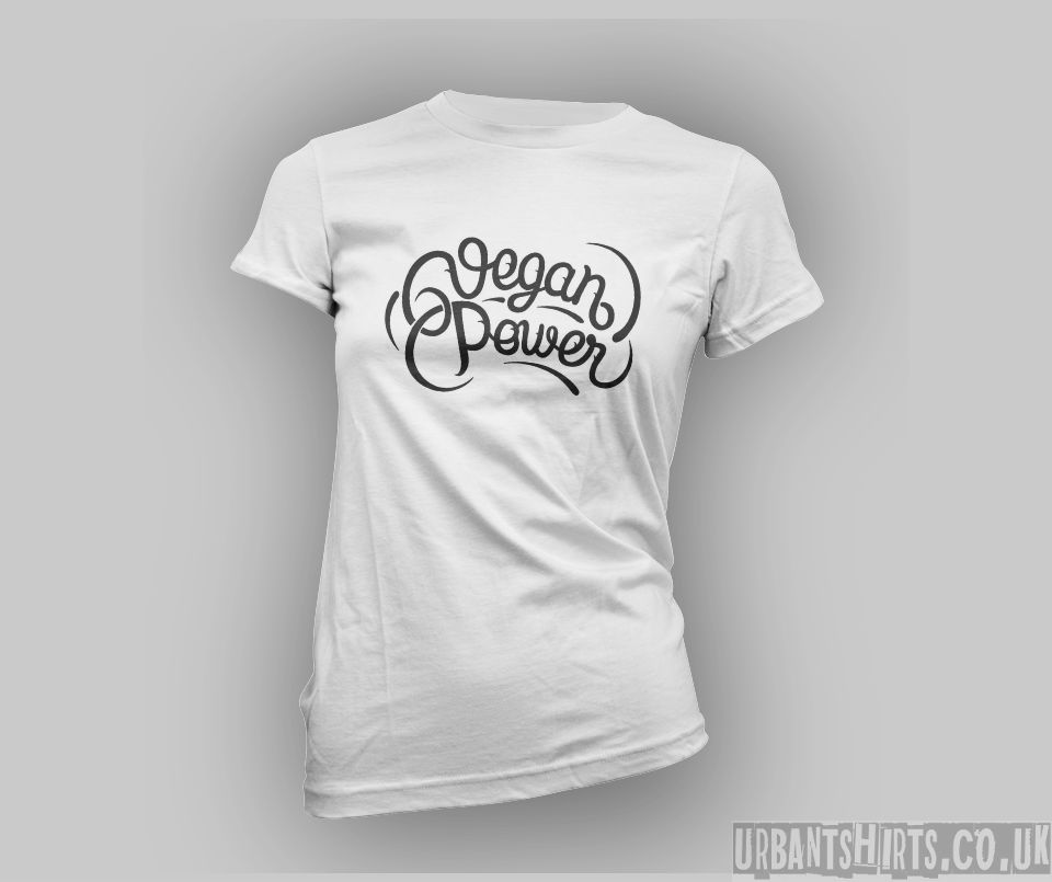 Vegan power T-shirt - Urbantshirts.co.uk