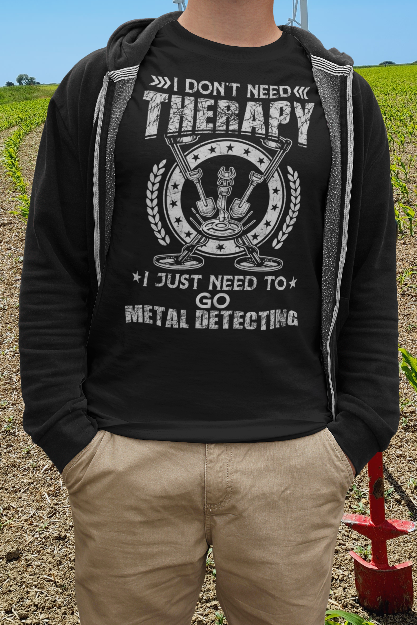 I don't need therapy I just need to go metal detecting