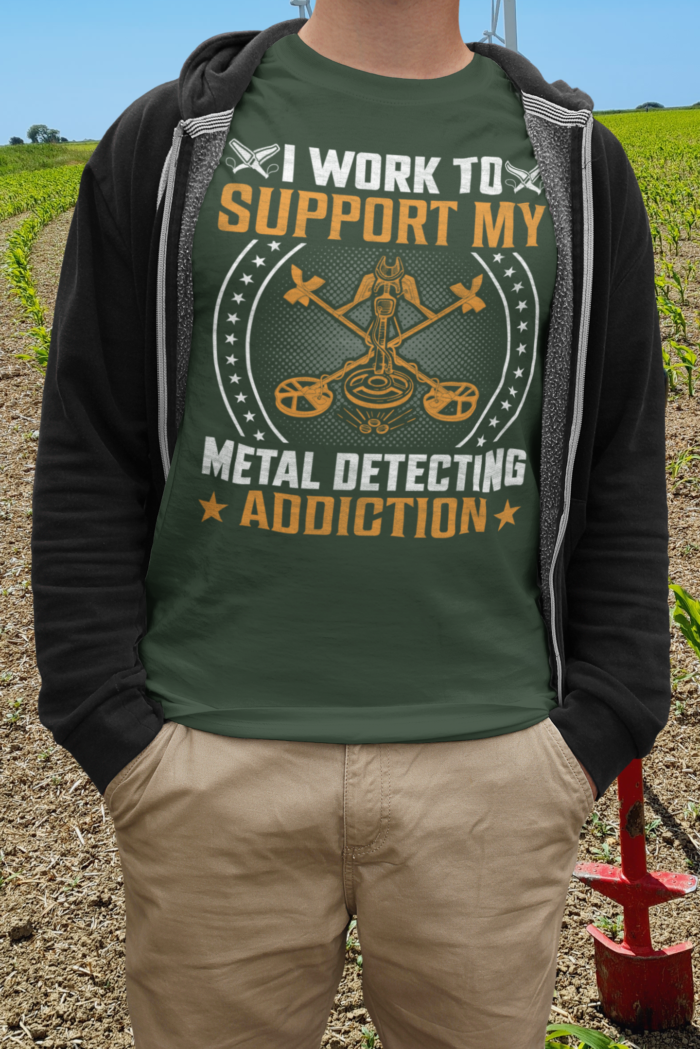 I work to support my metal detecting addiction