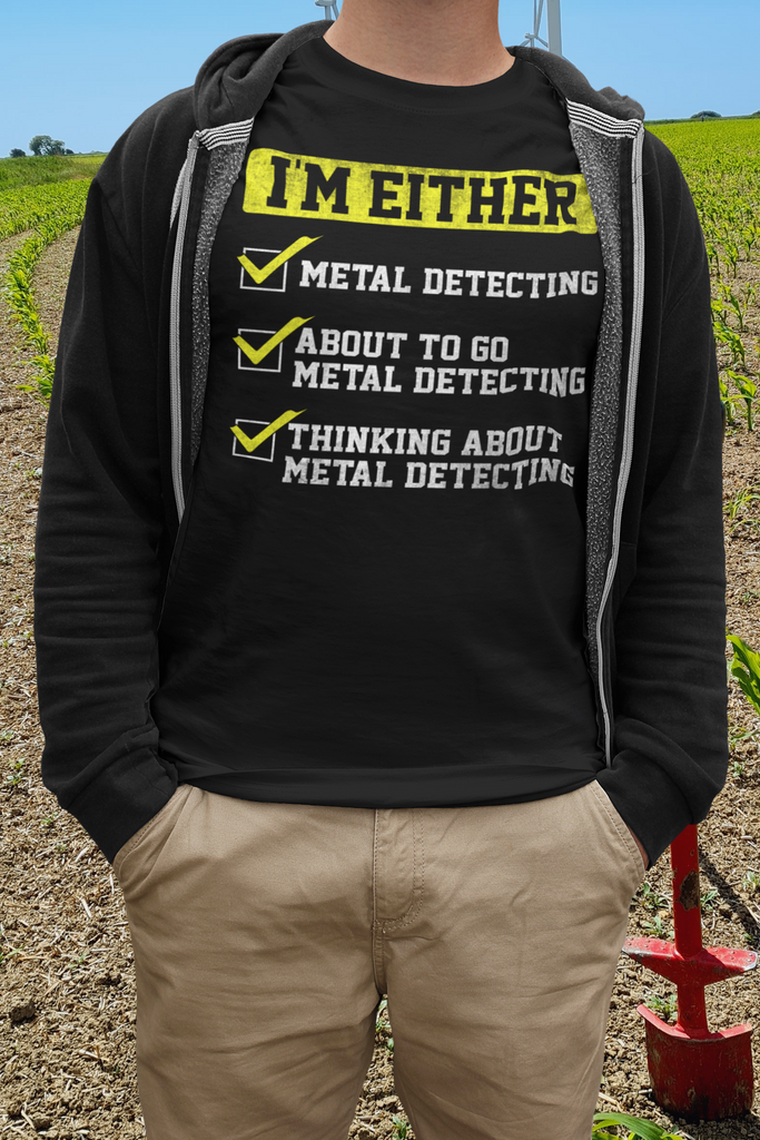 I'm either: ✓ metal-detecting ✓ about to go metal detecting ✓ thinking about metal detecting