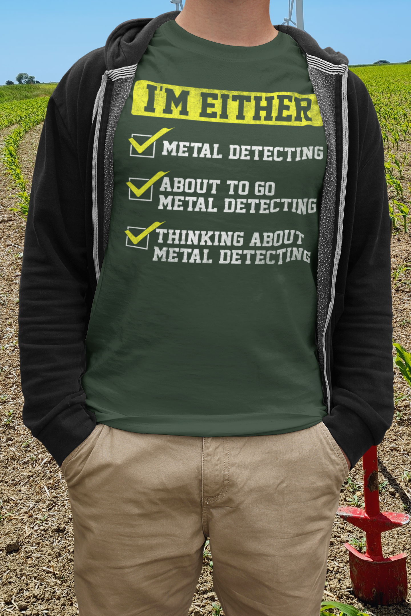 I'm either: ✓ metal-detecting ✓ about to go metal detecting ✓ thinking about metal detecting
