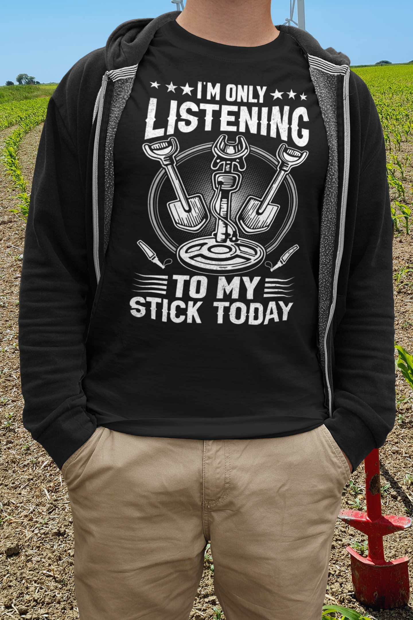 I'm only listening to my stick today