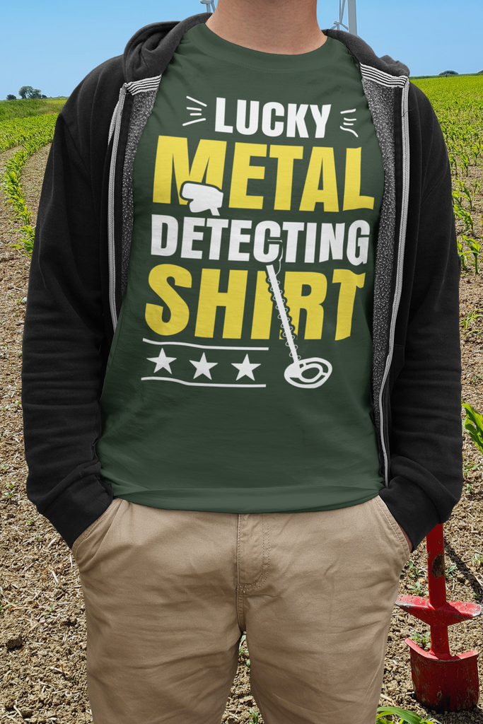 Lucky metal detecting T-shirt