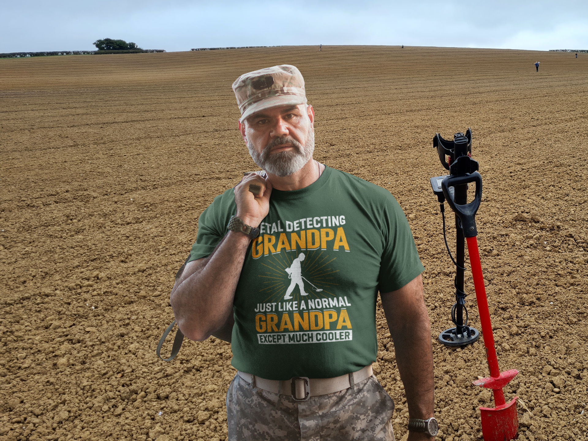 Metal Detecting Grandpa, Just Like A Normal Grandpa Except Much Cooler