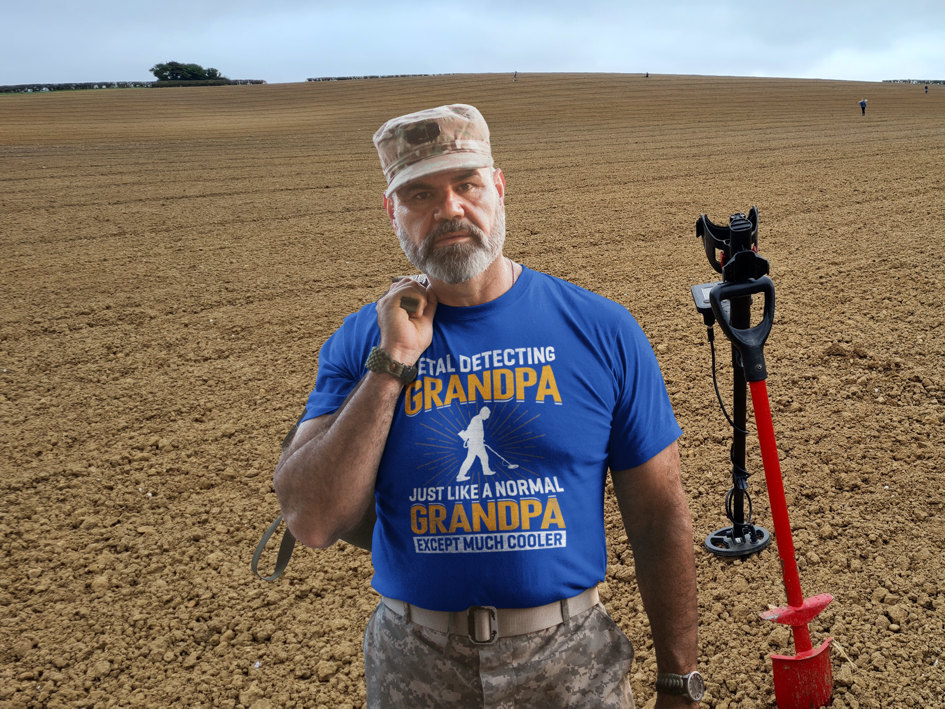 Metal Detecting Grandpa, Just Like A Normal Grandpa Except Much Cooler