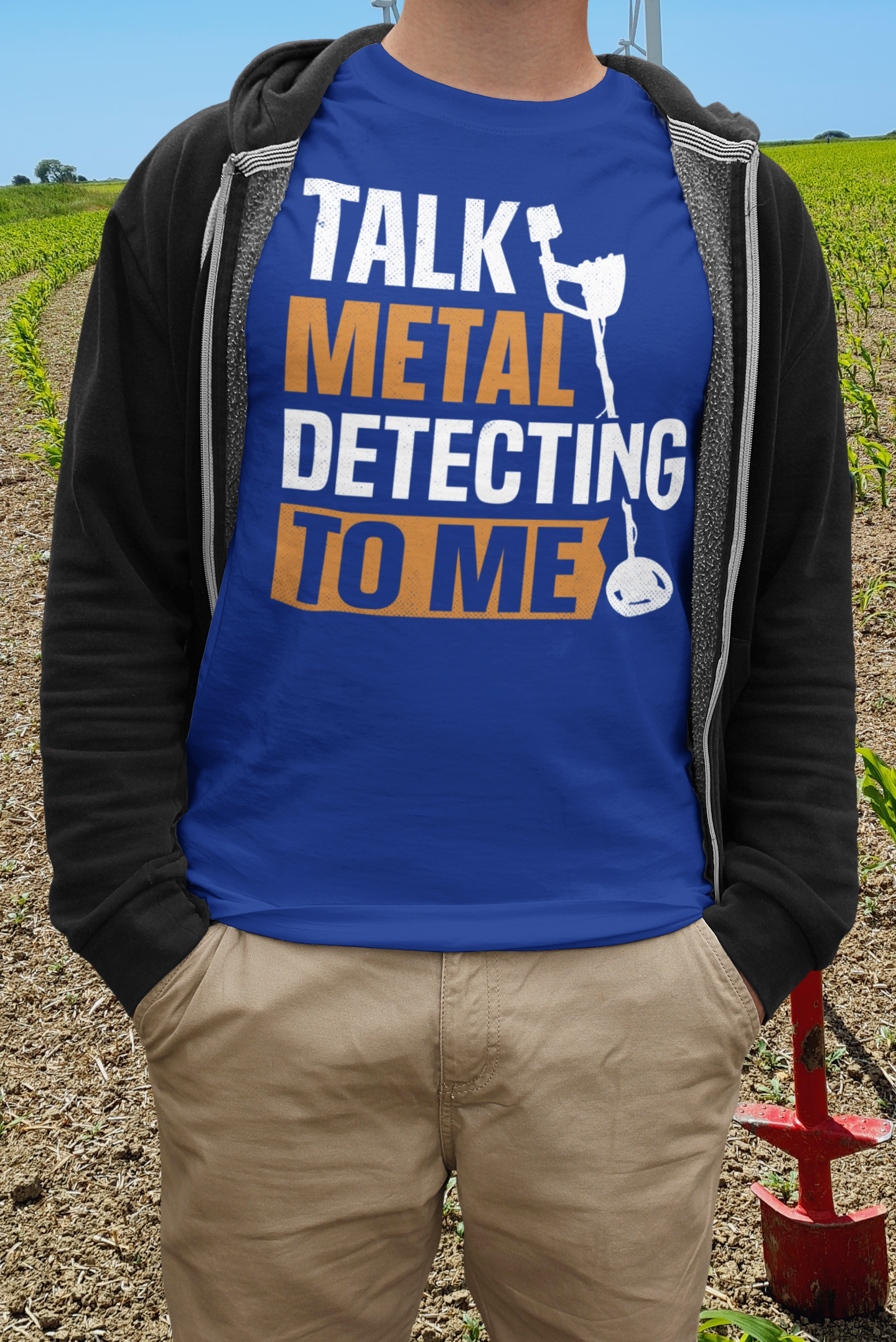 Talk metal detecting to me T-shirt
