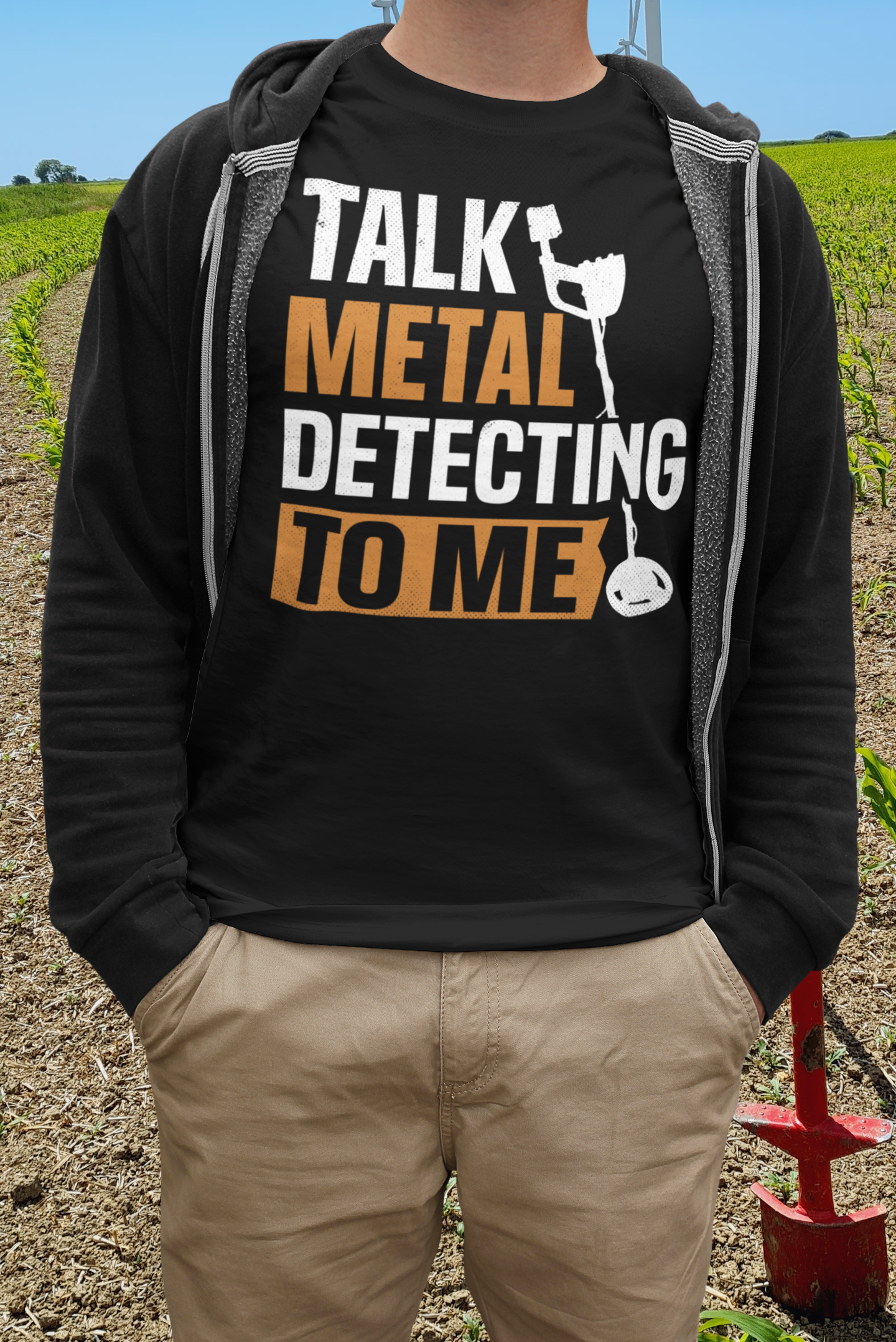 Talk metal detecting to me T-shirt