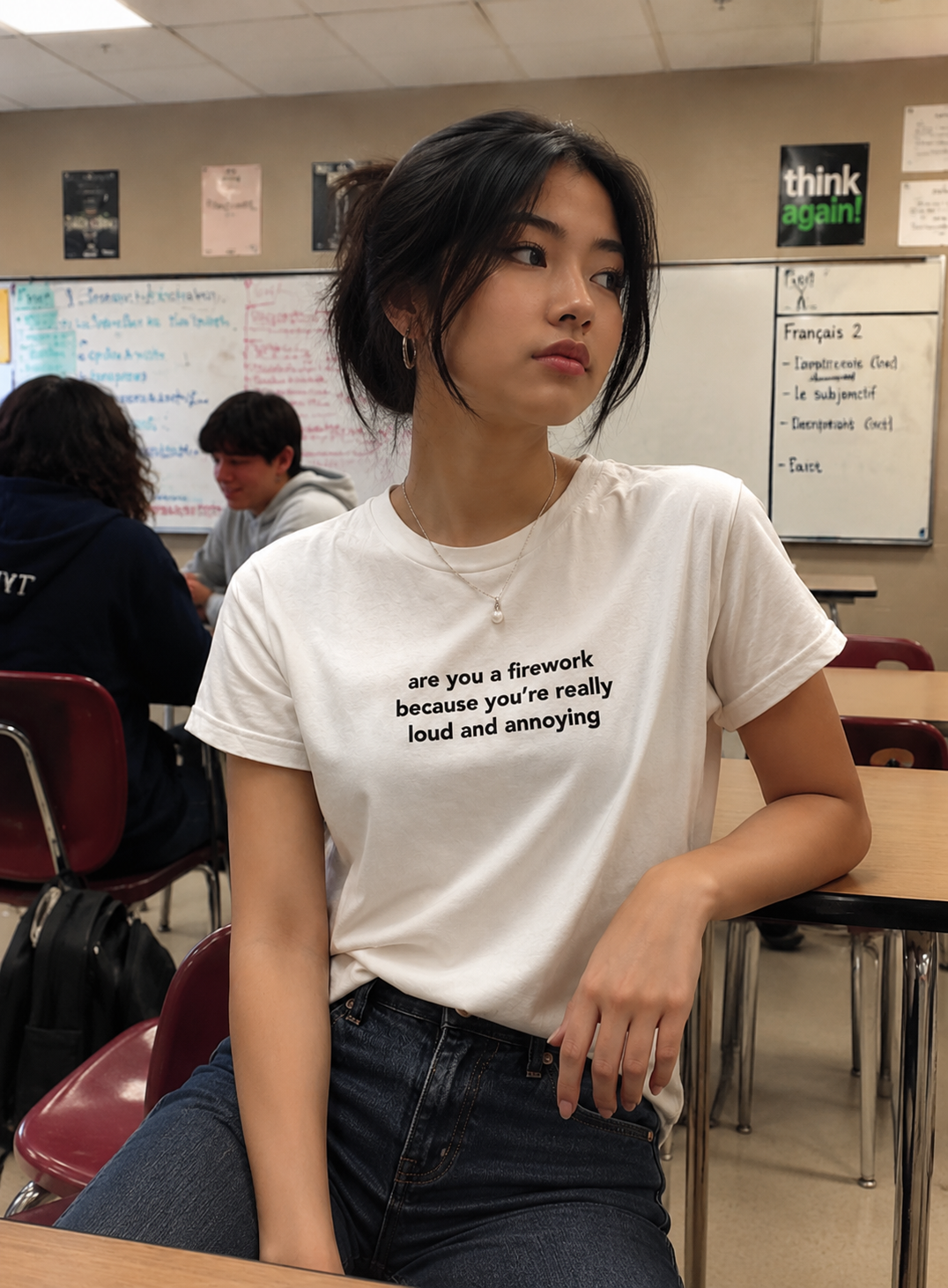 Are you a firework,because you're really loud and annoying T-shirt