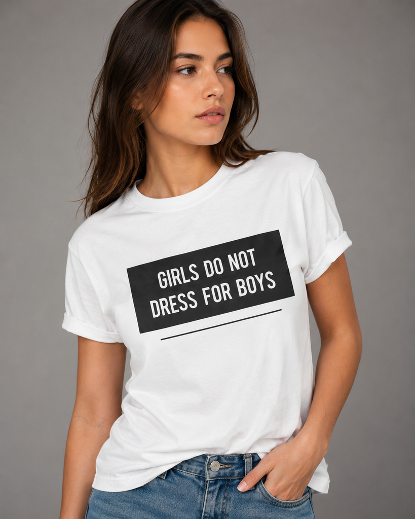 Girls do not dress for boys T-shirt