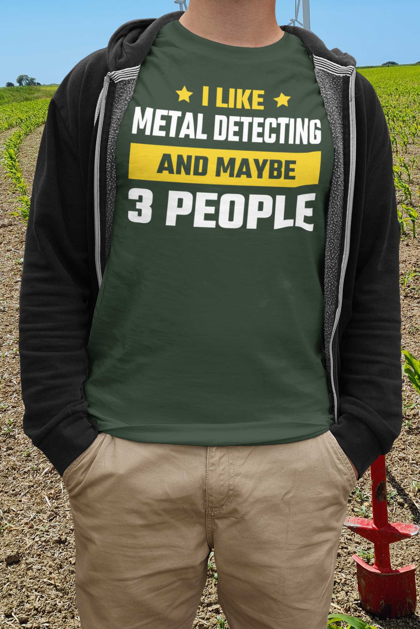 I Like Metal Detecting And Maybe 3 People T-shirt