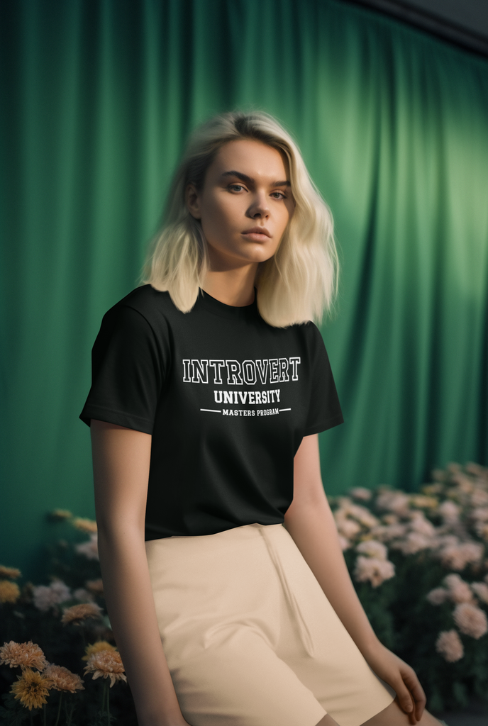Introvert University Master Program T-Shirt | Introvert Women's Tee ...