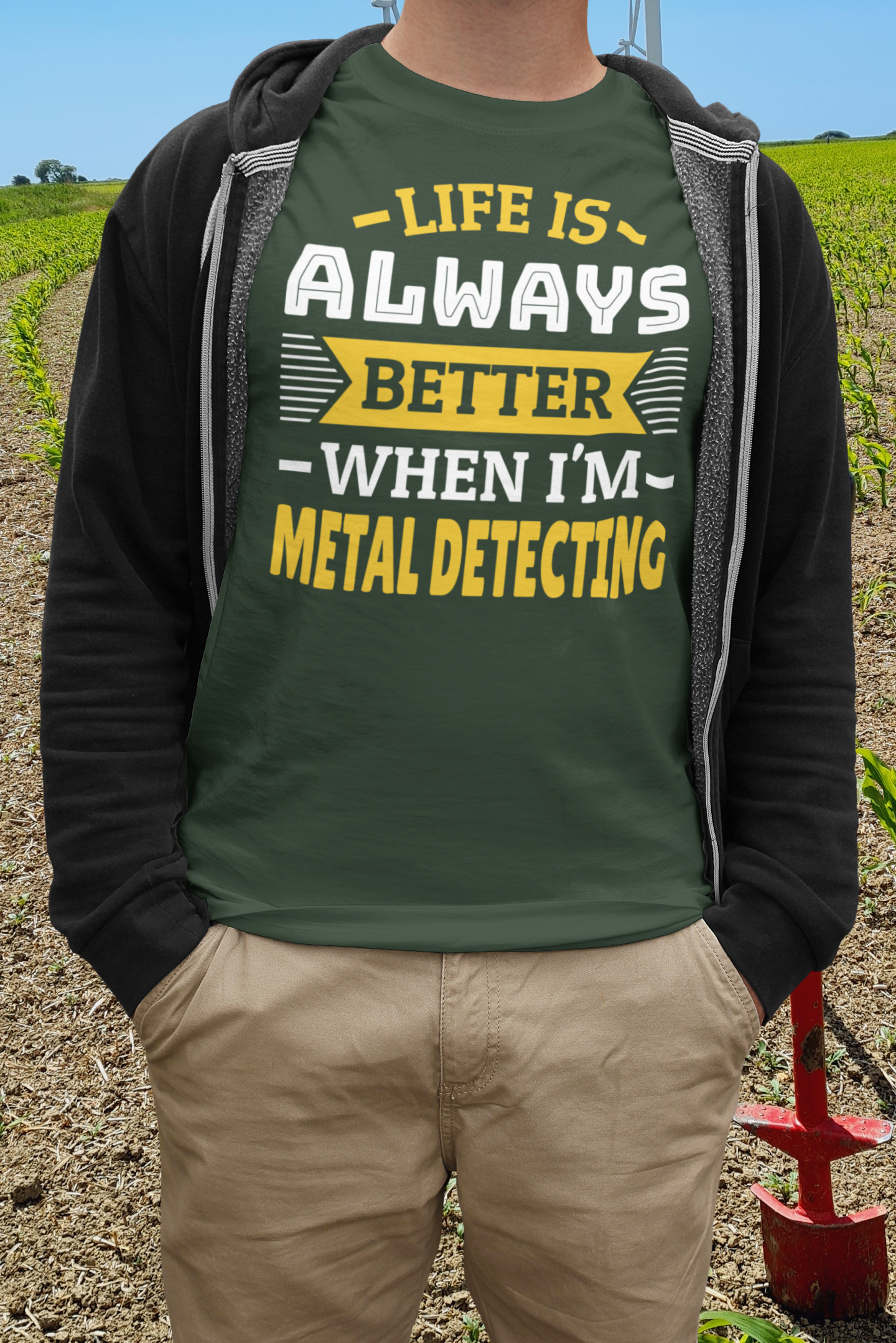 Life is always better when I'm metal detecting