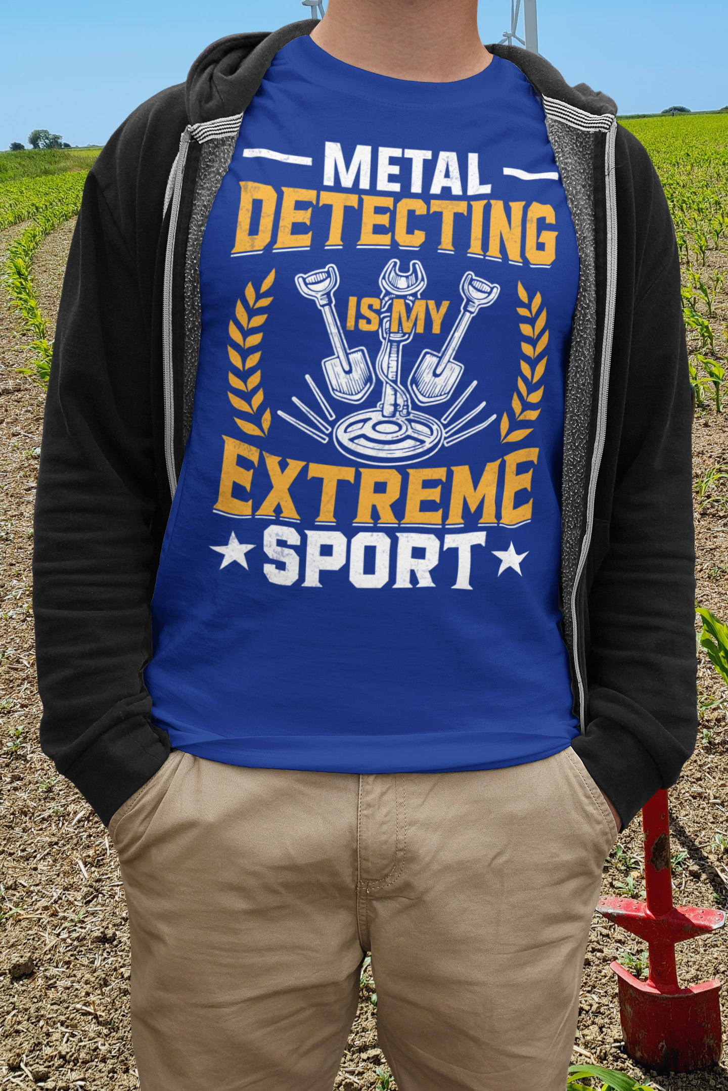 Metal detecting is my extreme sport