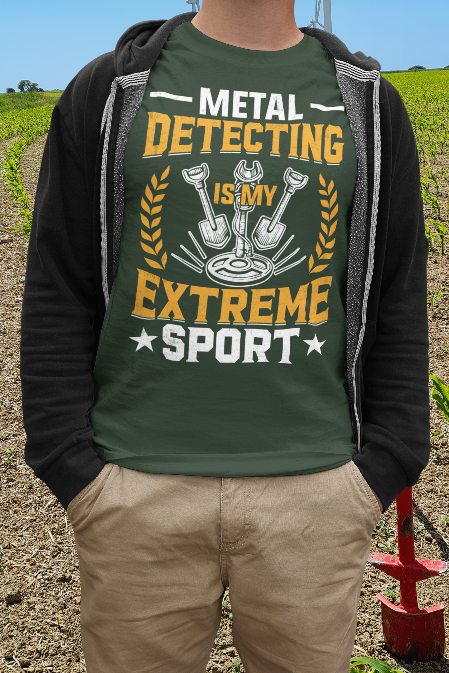 Metal detecting is my extreme sport