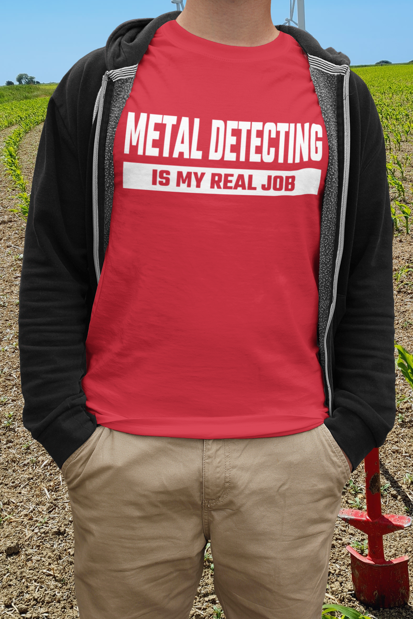 Metal detecting is my real job
