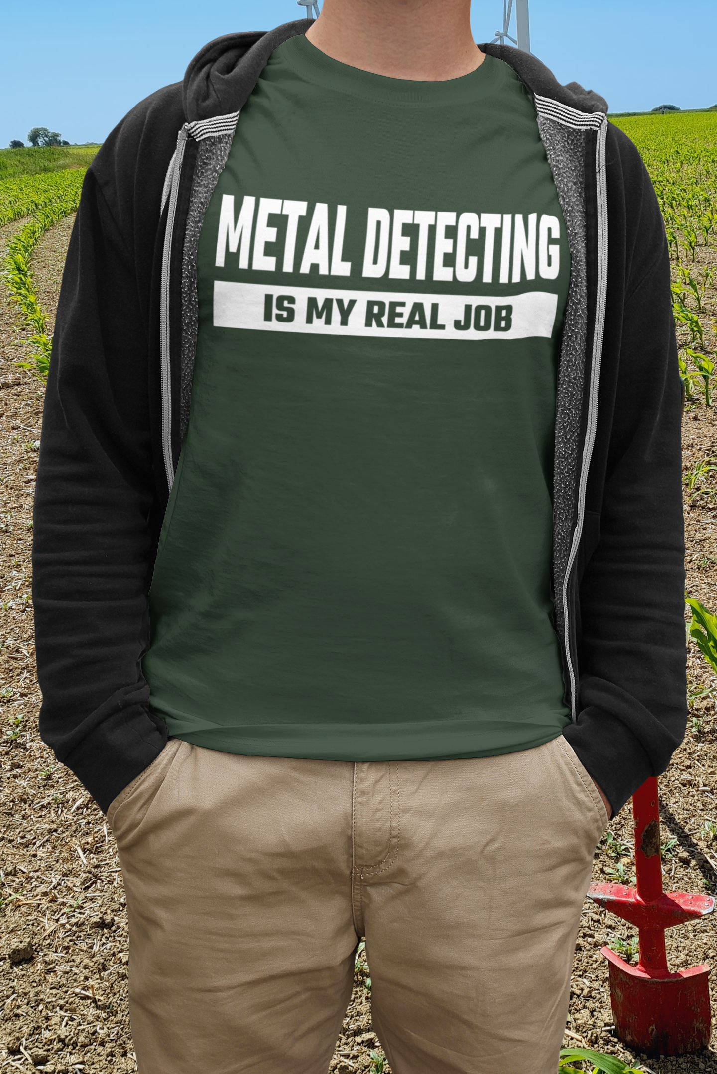 Metal detecting is my real job