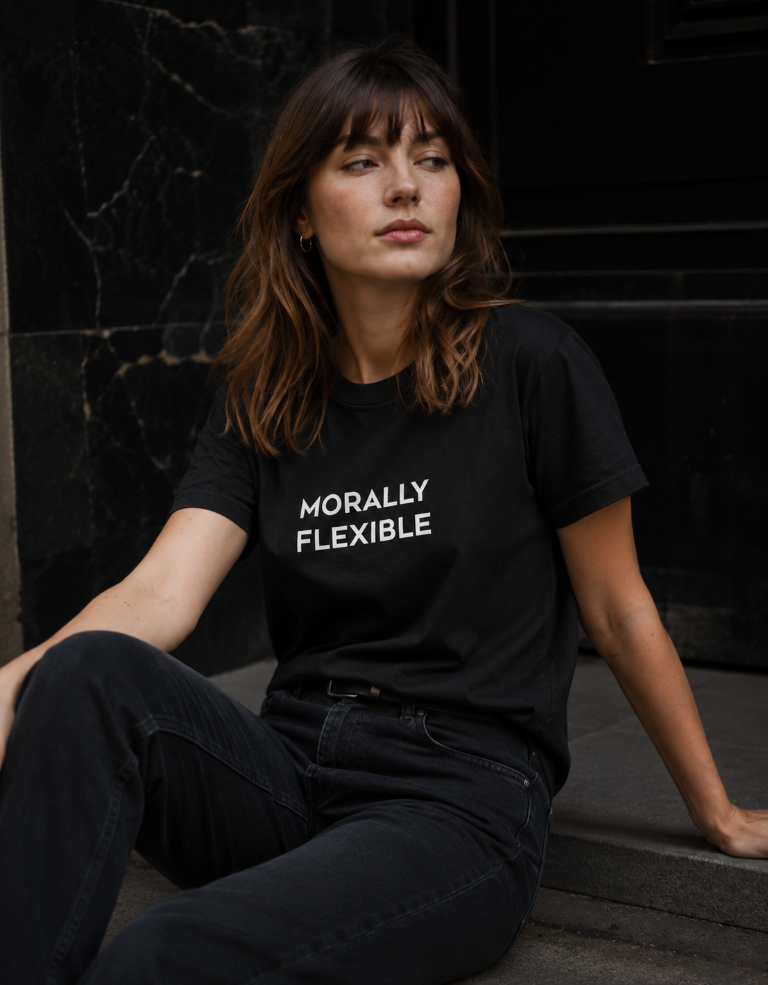 Morally flexible T-shirt