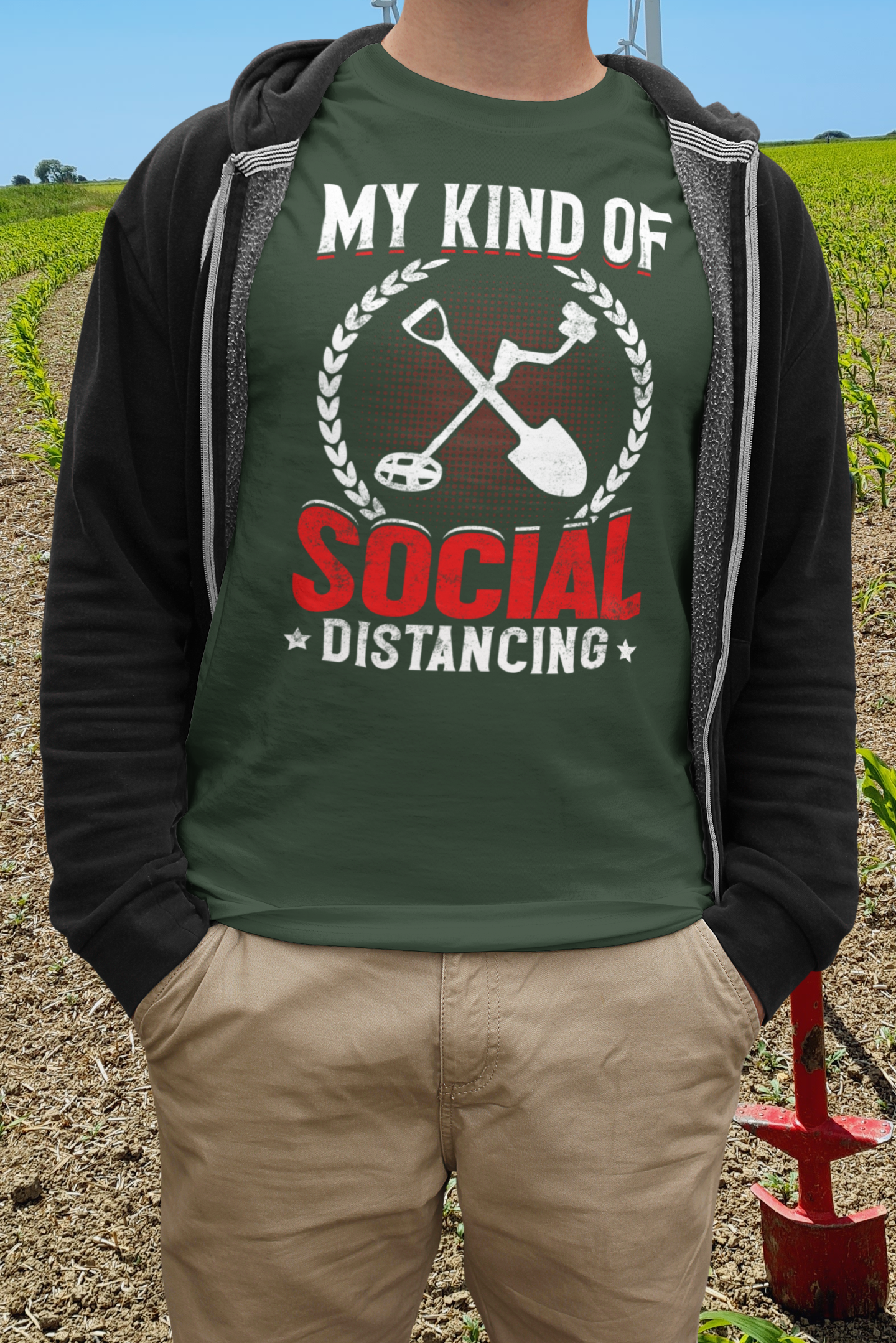My kind of social distancing T-shirt