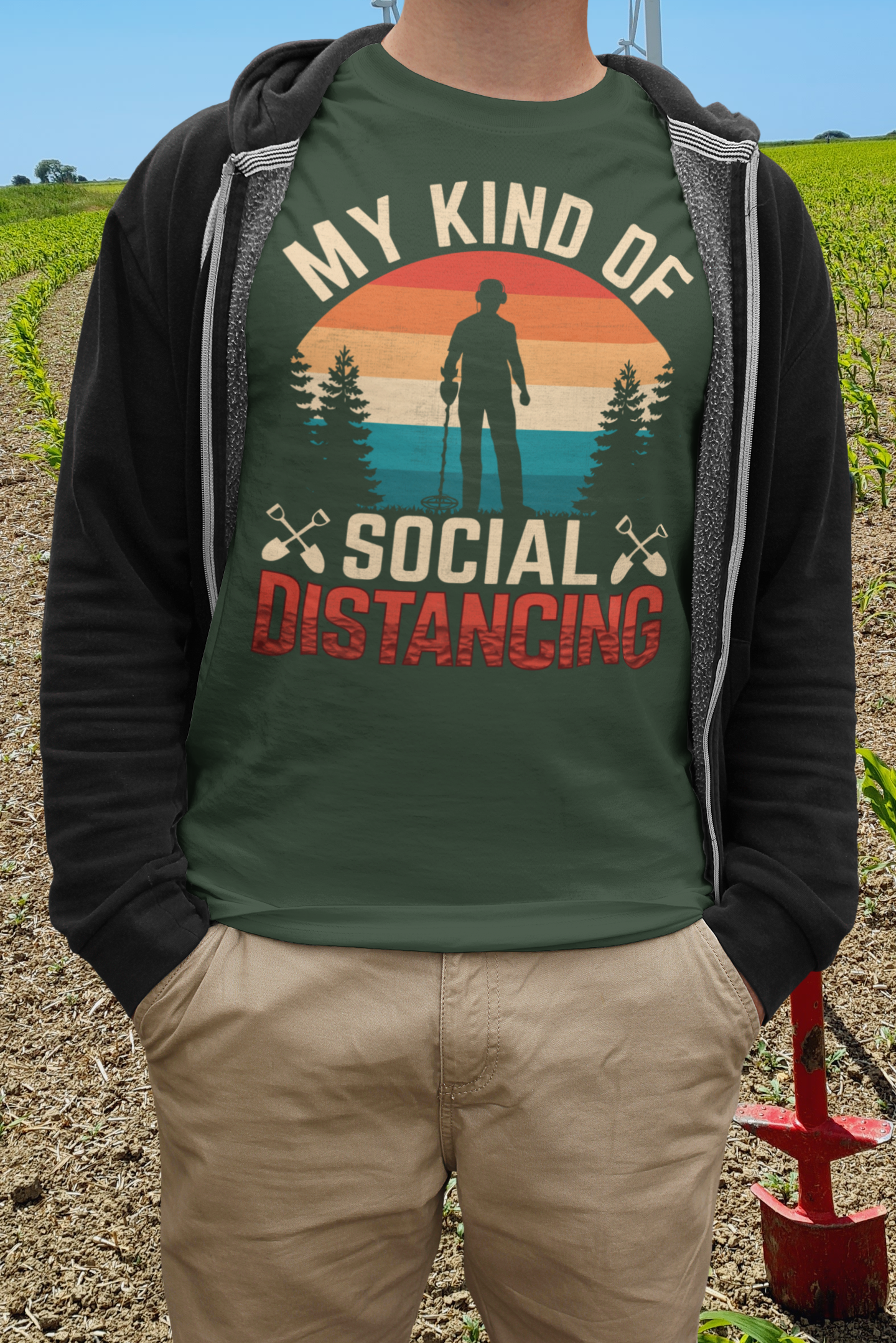 My kind of social distancing T-shirt
