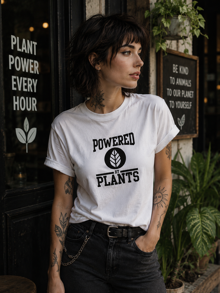 Powered by plants T-shirt
