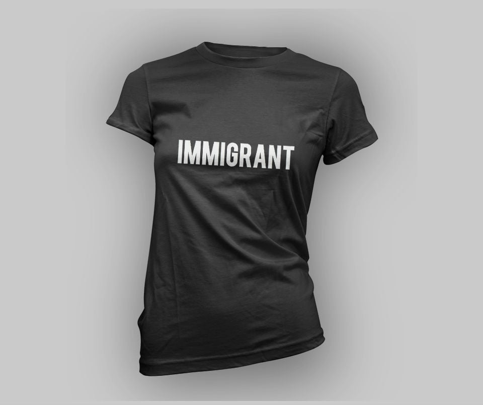 Immigrant T-shirt - Urbantshirts.co.uk