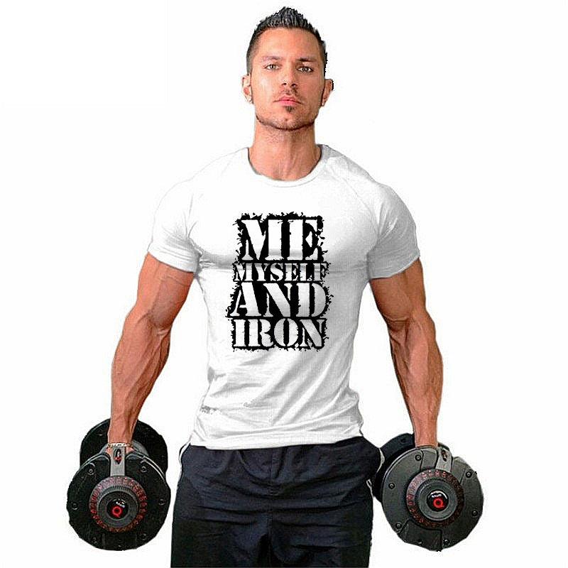 Me , myself and iron T-shirt - Urbantshirts.co.uk