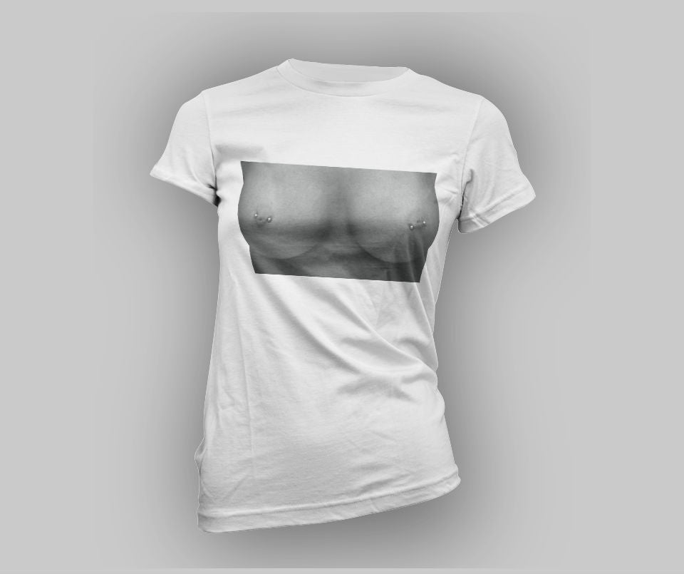 Pierced Nipples T-shirt - Urbantshirts.co.uk