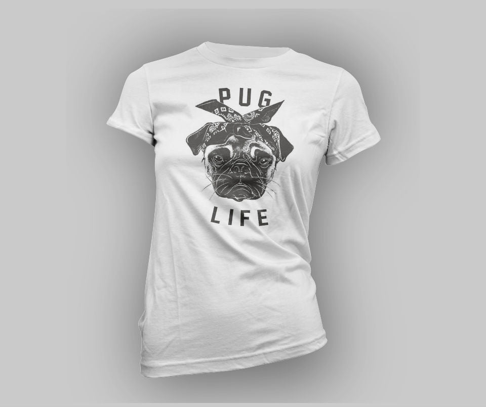 Pug Life T-shirt - Urbantshirts.co.uk