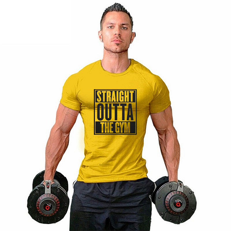 Straight outta the gym T-shirt - Urbantshirts.co.uk