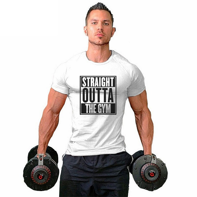 Straight outta the gym T-shirt - Urbantshirts.co.uk