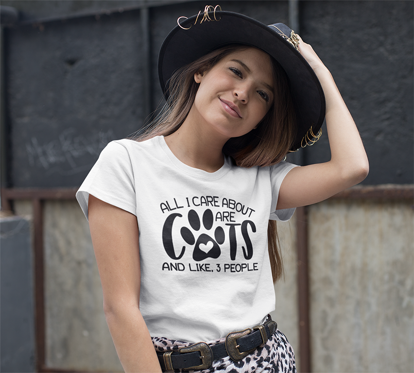 All I care about are Cats T-shirt - Urbantshirts.co.uk