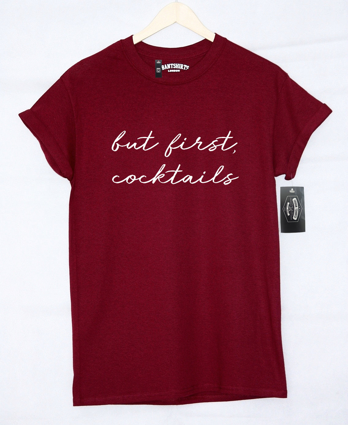 But First Cocktails T-shirt - Urbantshirts.co.uk