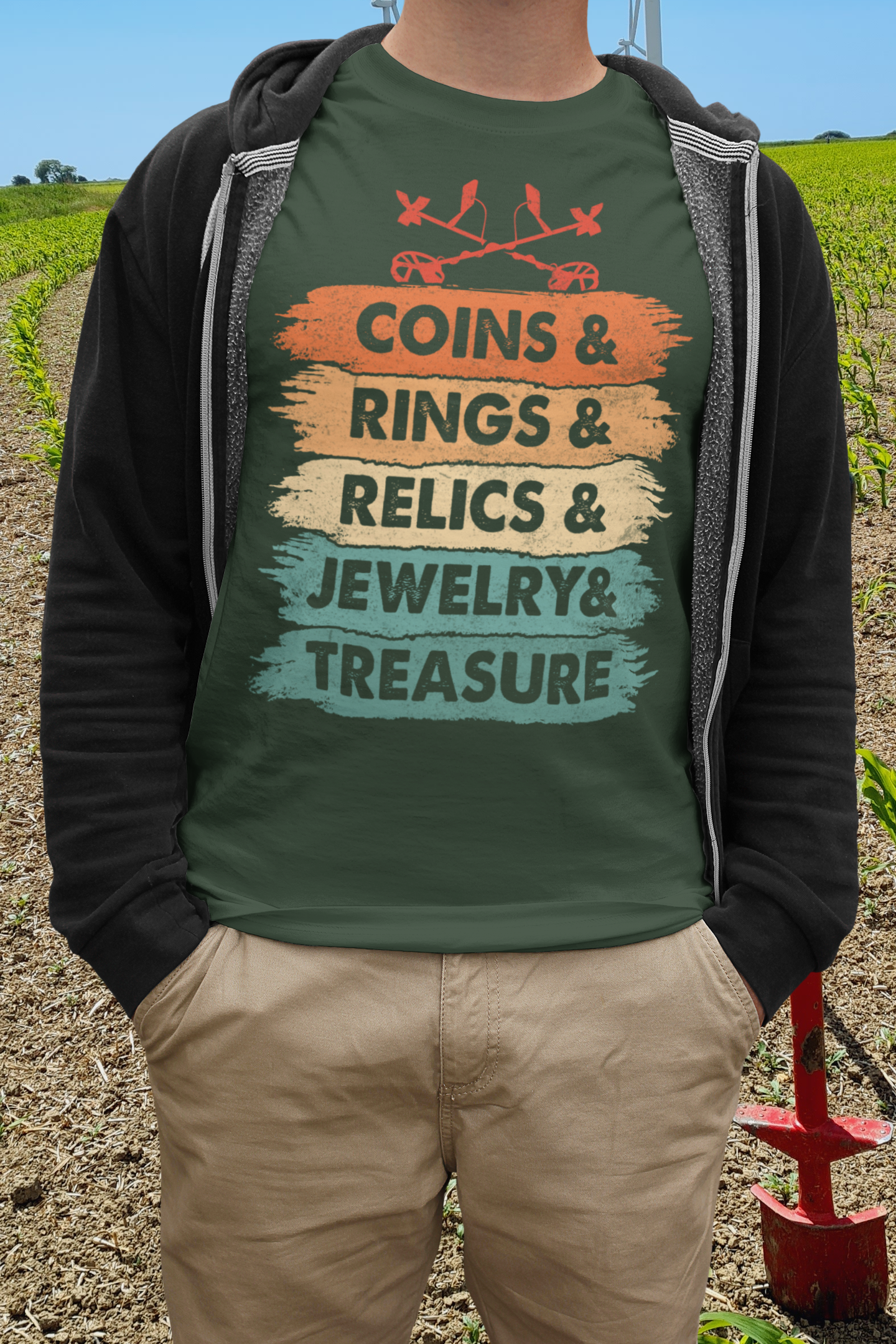Coin & Rings & Relics & Jewelry & Treasure T-shirt
