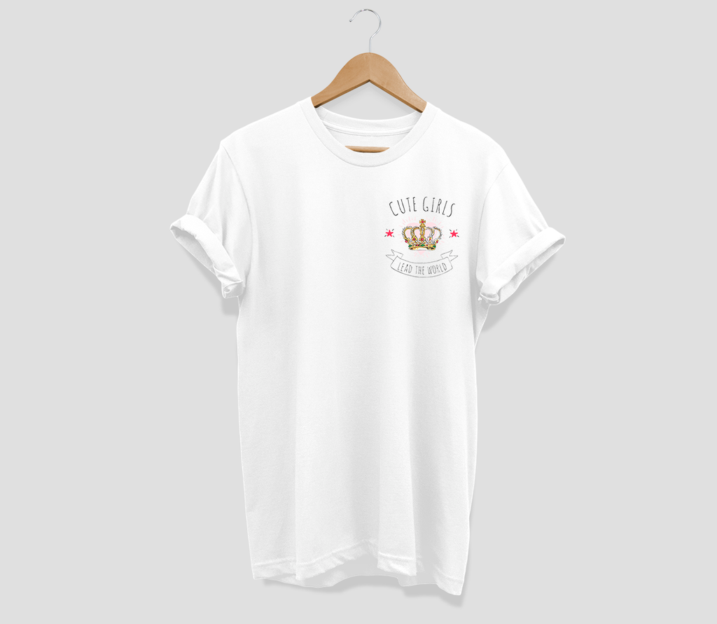 Cute Girls Lead the world T-shirt - Urbantshirts.co.uk