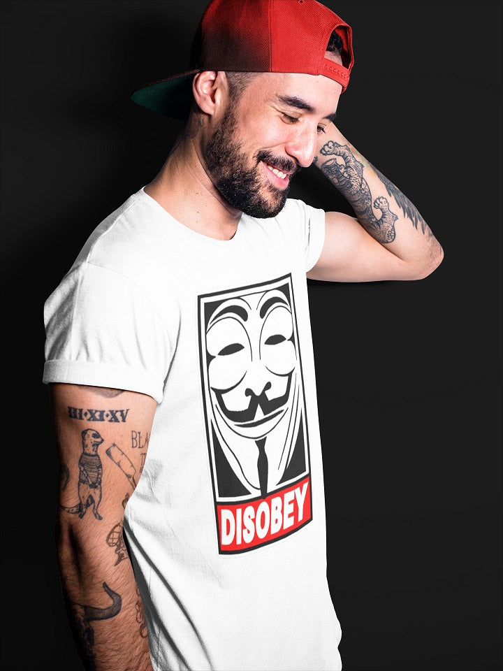 Disobey T-shirt - Urbantshirts.co.uk