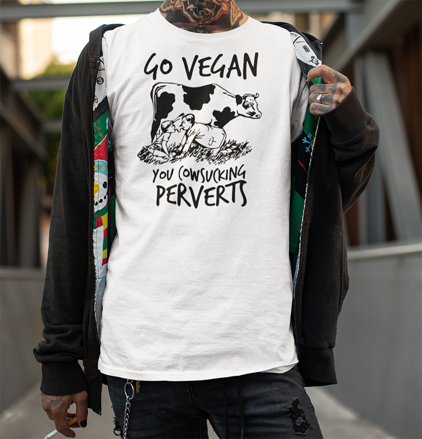 Go vegan shirt hot sale