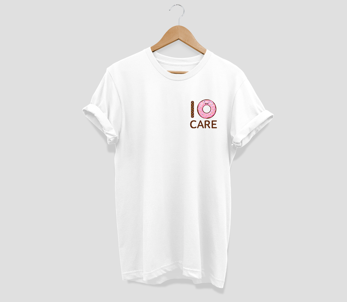 I doughnut care T-shirt - Urbantshirts.co.uk