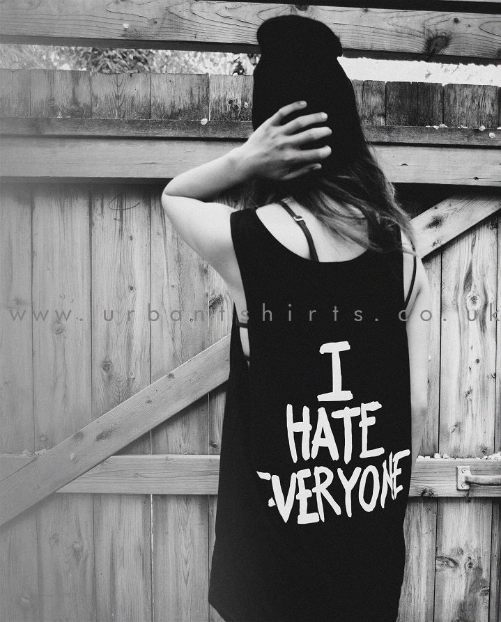 I Hate Everyone Oversized Vest – www.urbantshirts.co.uk