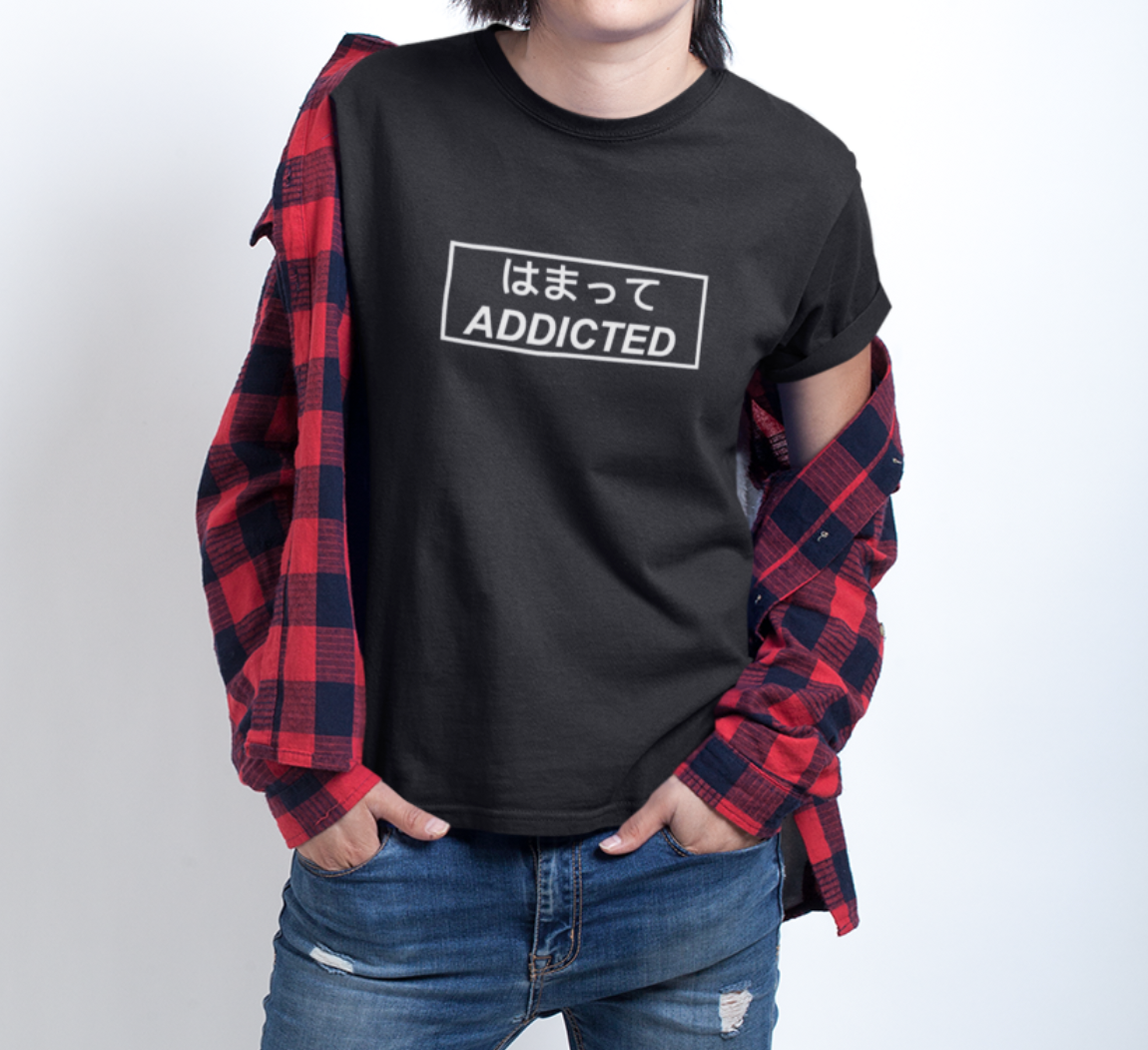 Japanese Addicted T-shirt - Urbantshirts.co.uk