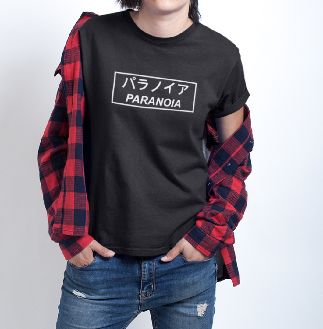 Paranoia Japanese T-shirt - Urbantshirts.co.uk