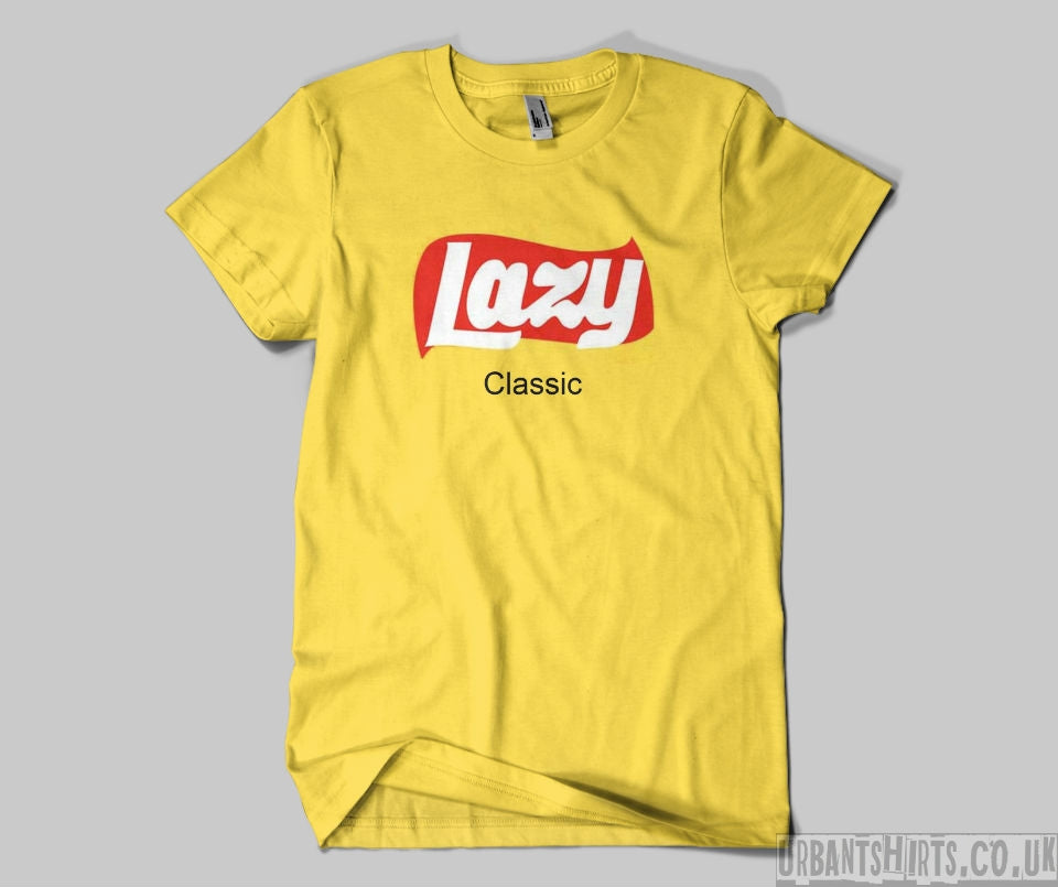 Lazy Lays T-shirt - Urbantshirts.co.uk